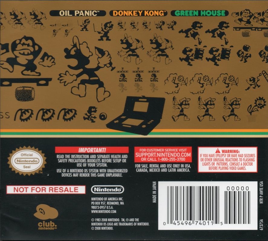 North American back cover