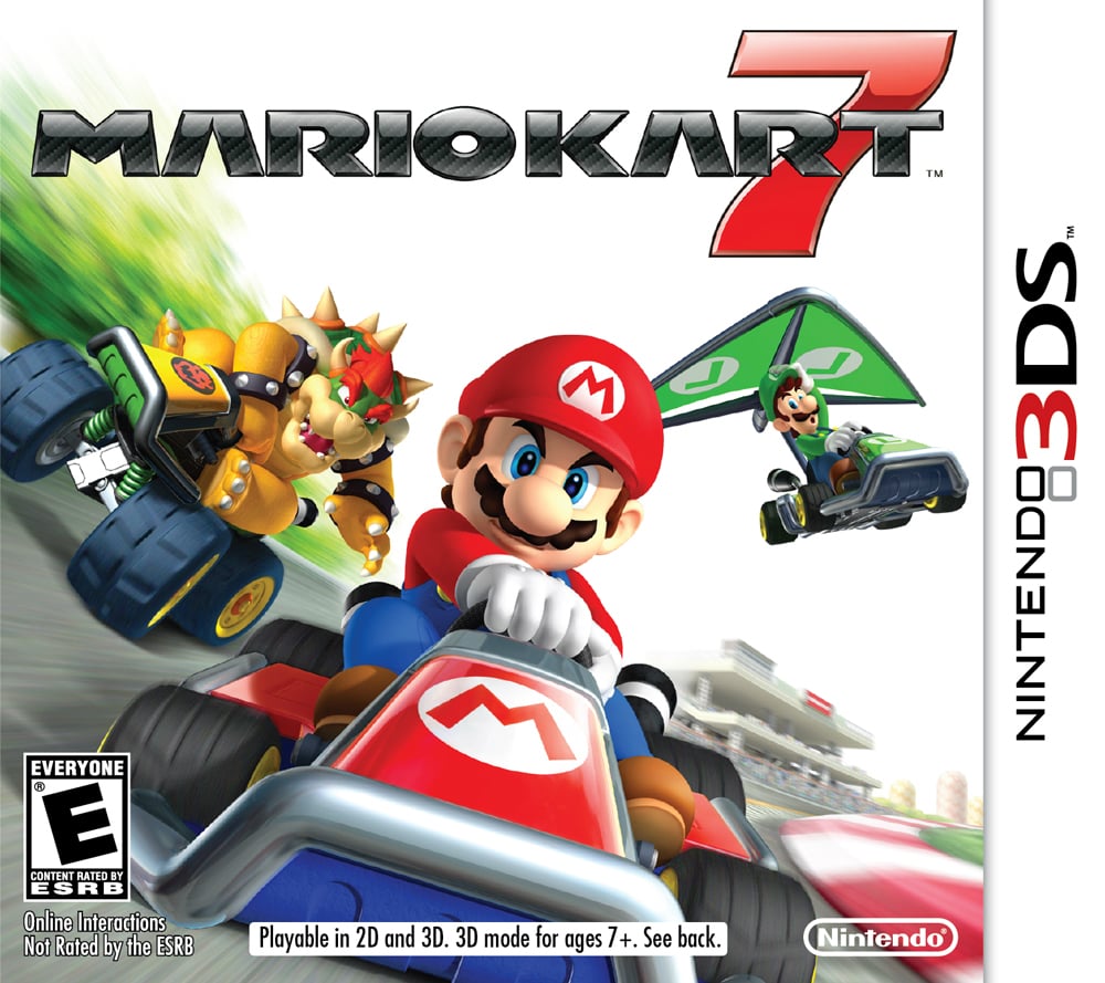 Mario Kart 7 box art Nintendo 3DS