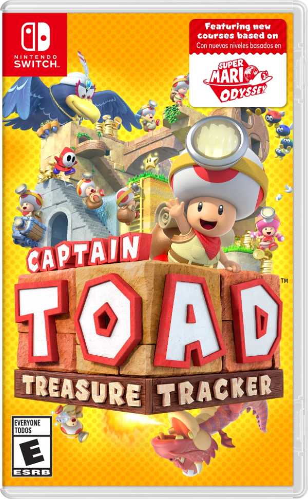 Captain Toad: Treasure Tracker (Switch port) box art