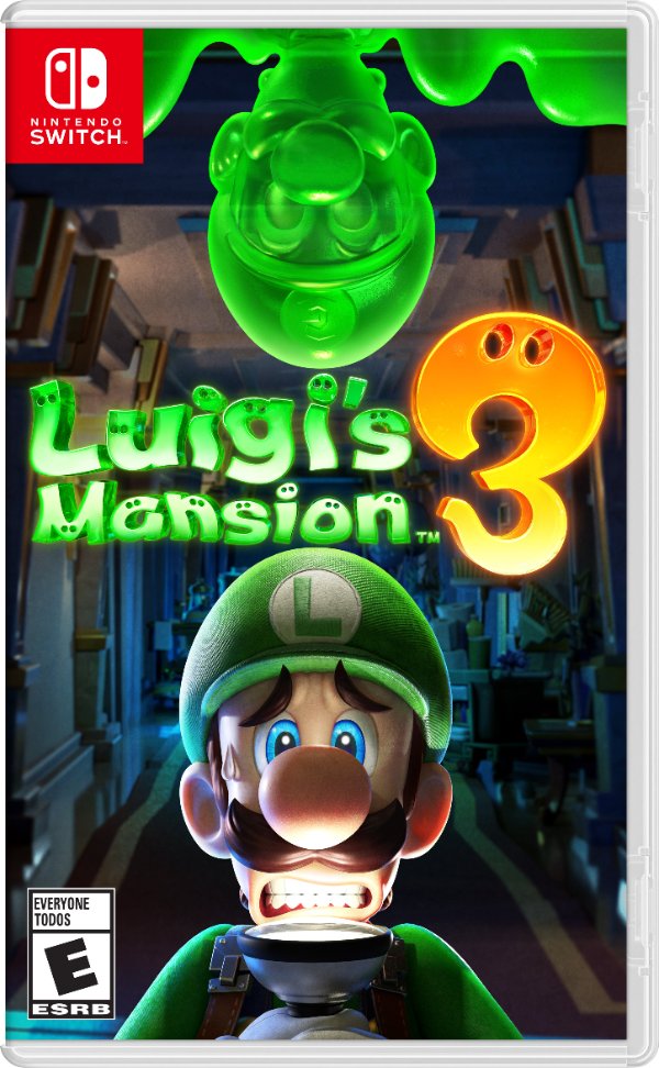Luigi's Mansion 3 box art