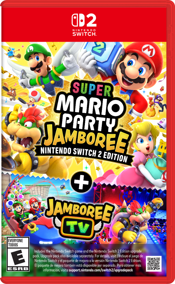 Super Mario Party Jamboree – Switch 2 Edition + Jamboree TV box art