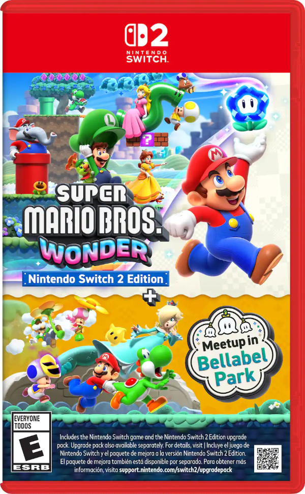 Super Mario Bros. Wonder – Switch 2 Edition + Meetup in Bellabel Park box art