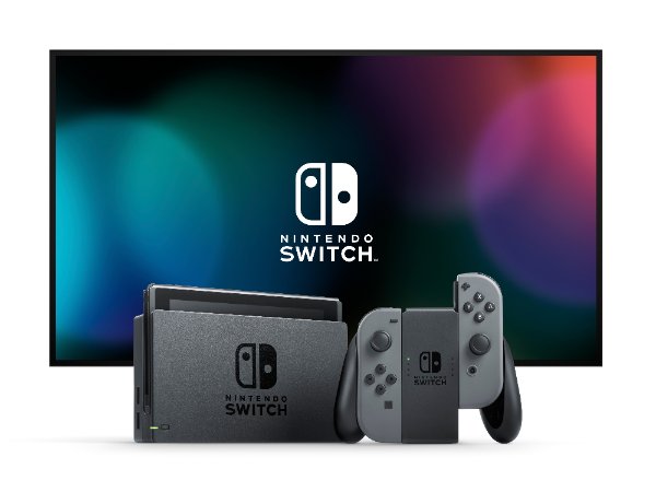 Nintendo Switch console hardware in dock